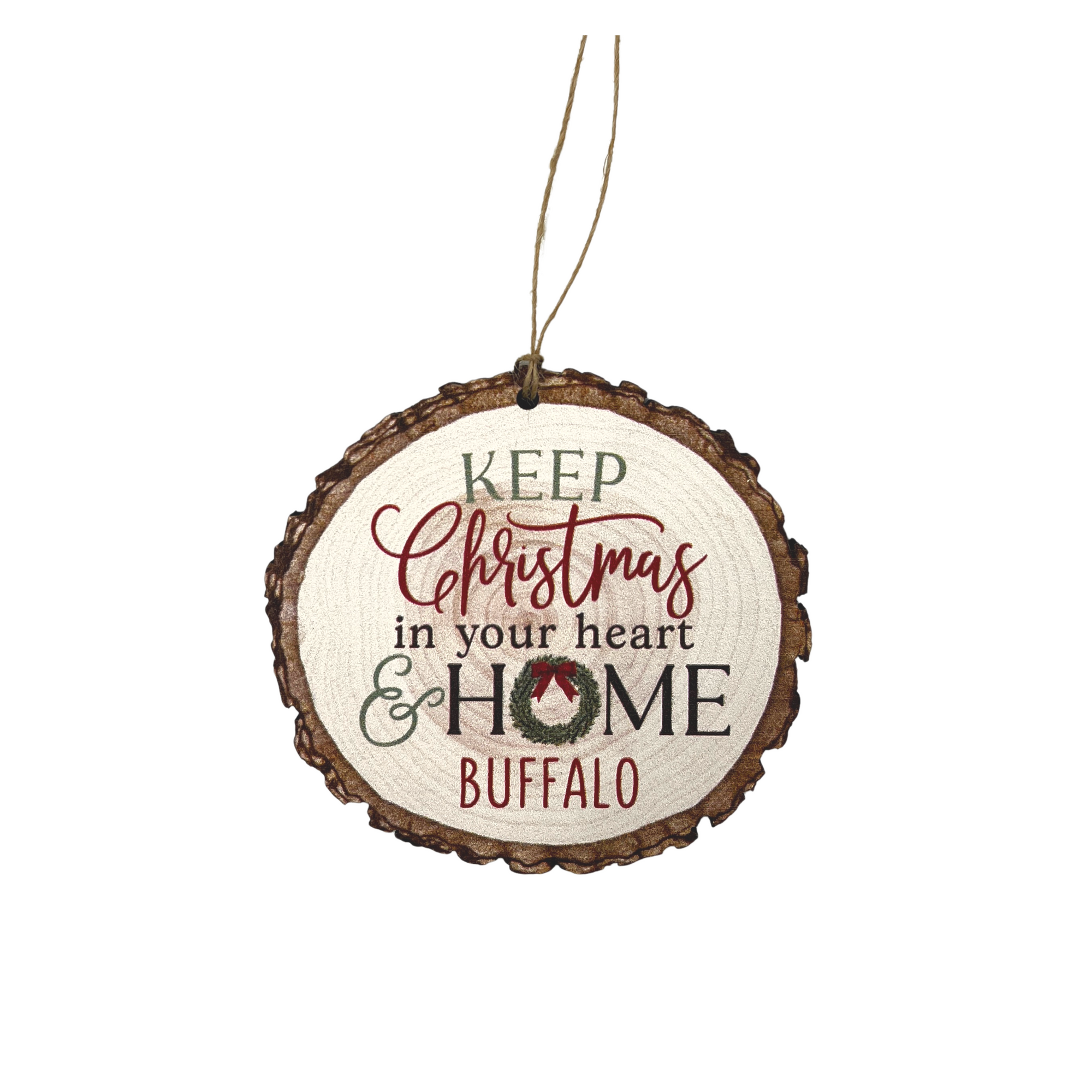 Christmas in Your Heart and Home Ornament