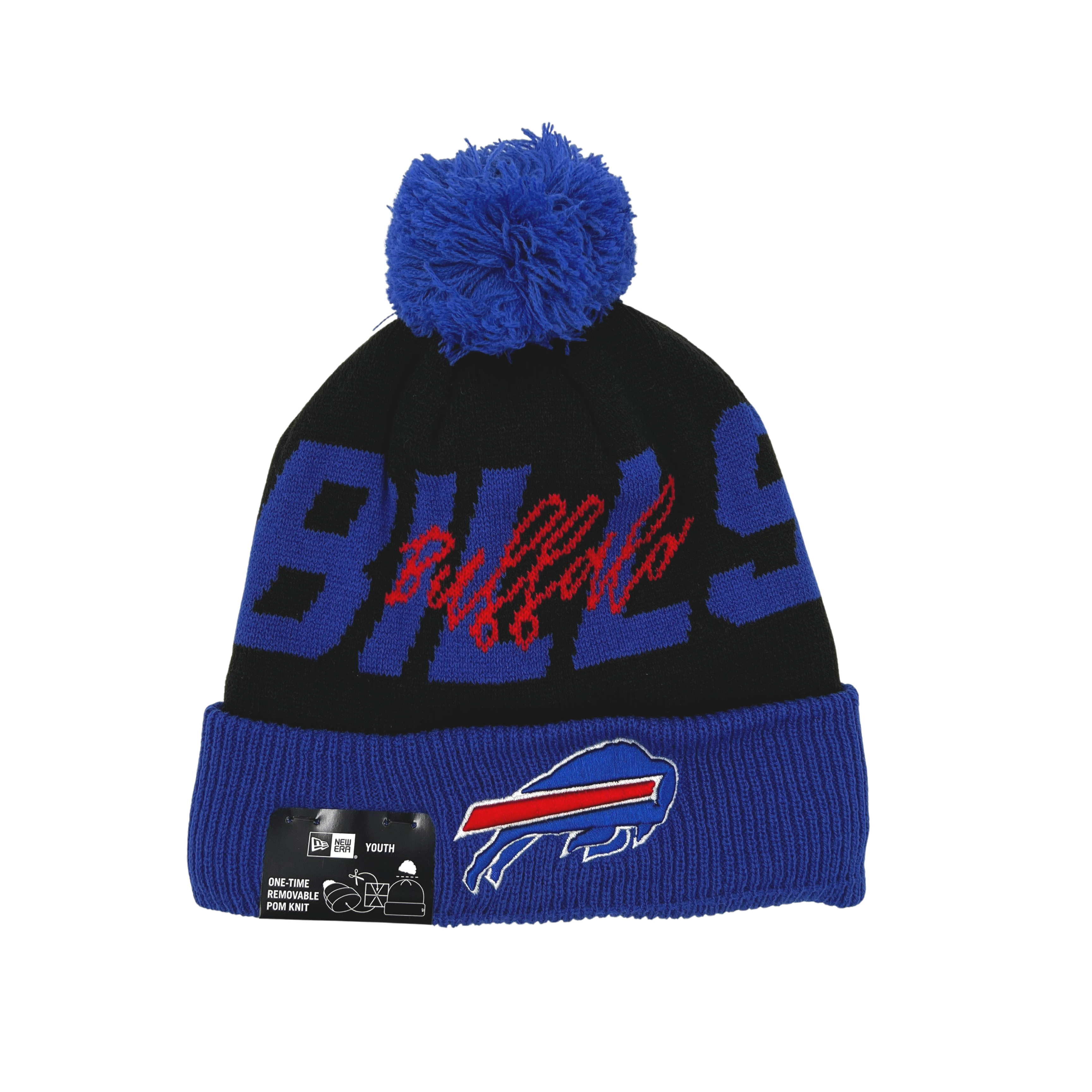 Youth Buffalo Bills With Standing Buffalo NFL 2022 Official Draft Beanie