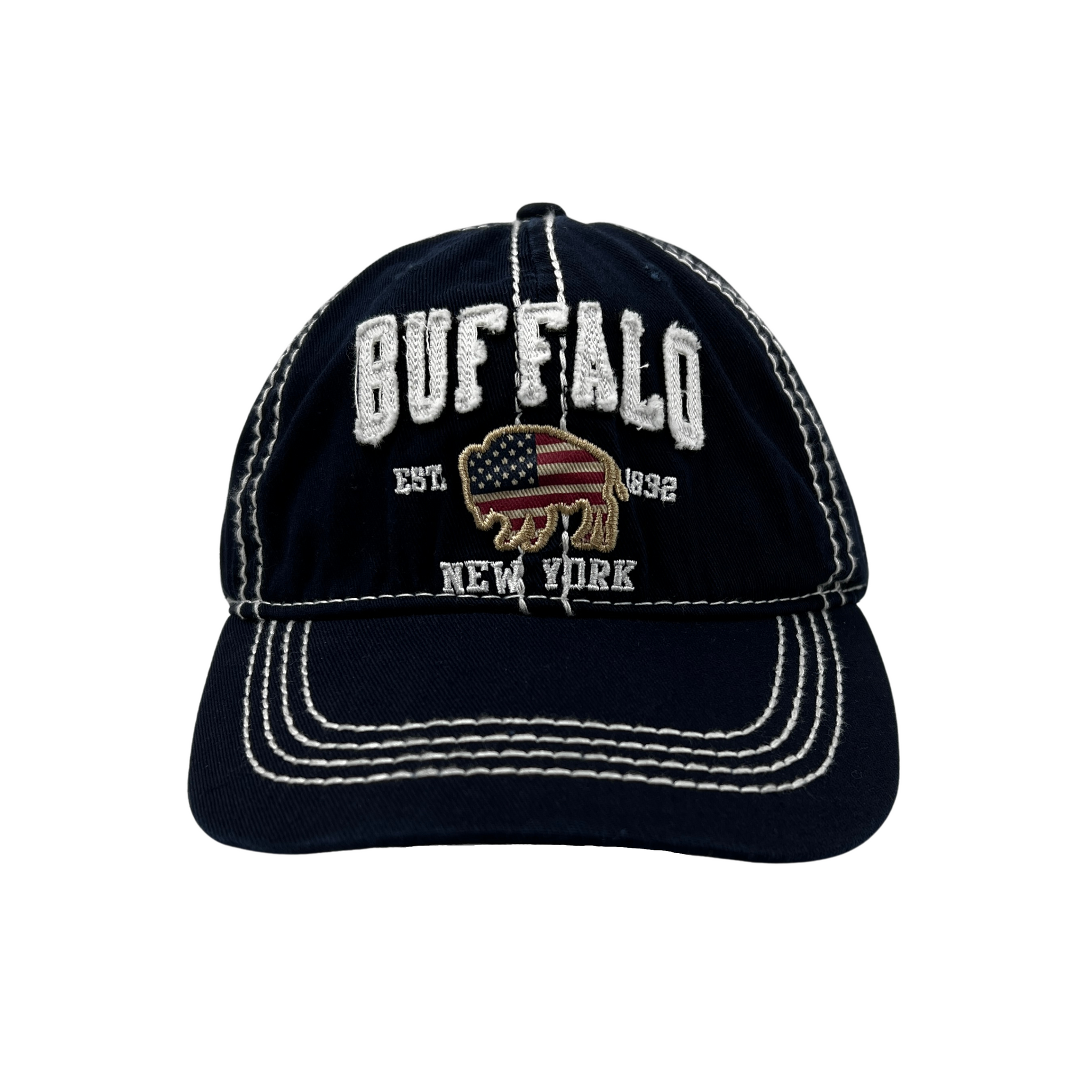 Buffalo, NY Navy Adjustable Hat