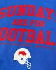 Unisex Sundays Are For Football Blue Crewneck