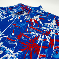 Buffalo Bills Neon Floral Button Up Shirt