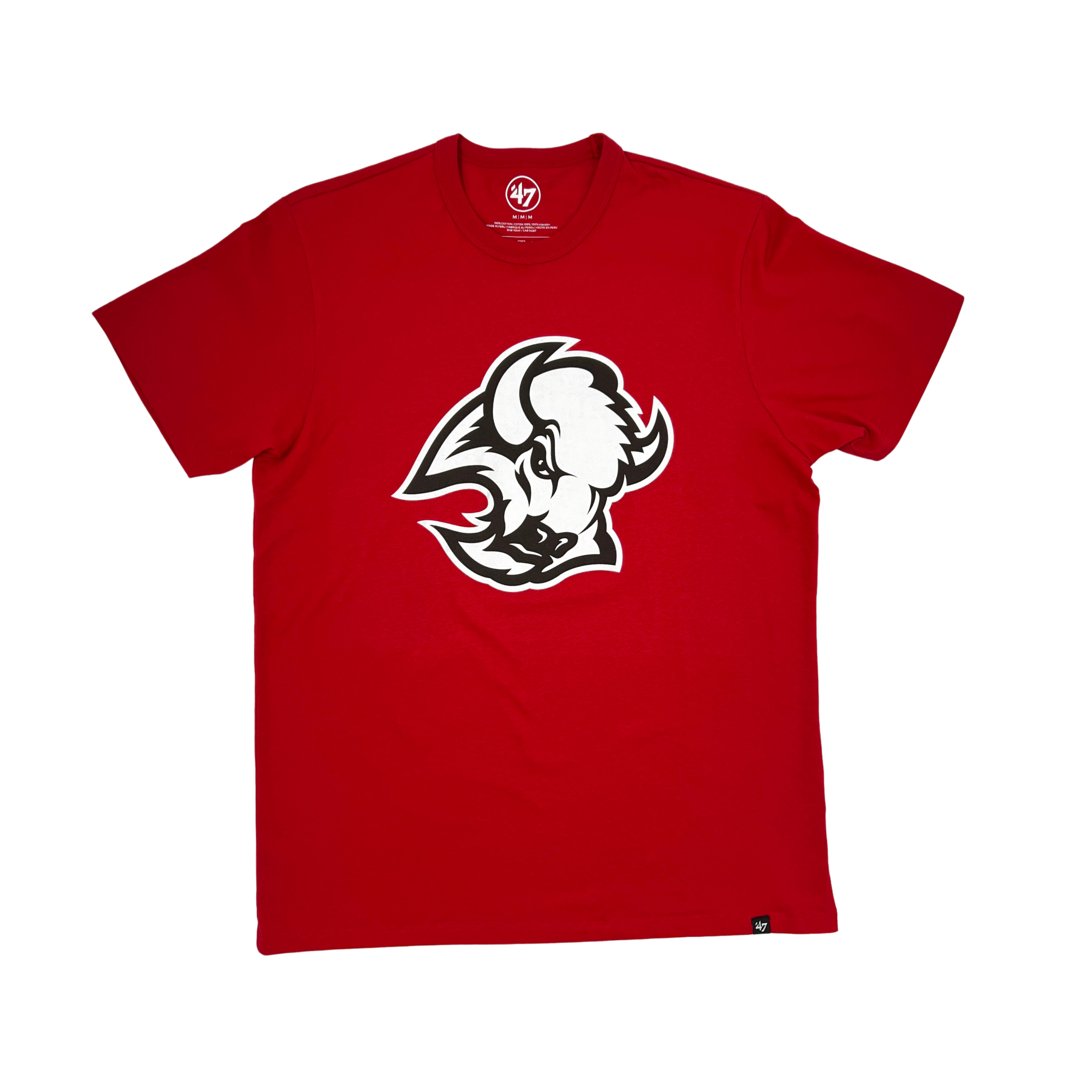 47 Brand Buffalo Sabres Black & Red Goat Head Shirt