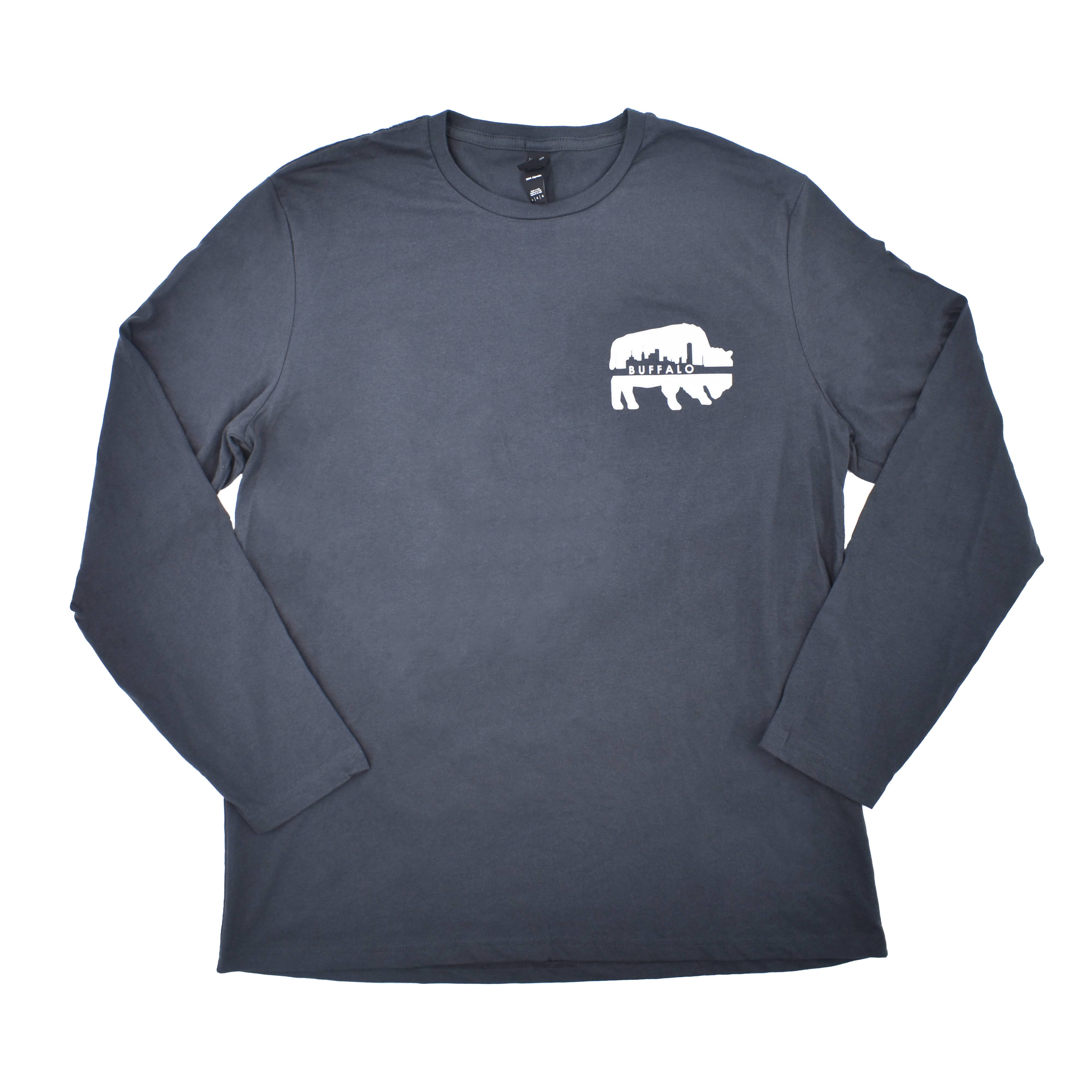 Men’s Navy Blue Buffalo Thick Long Sleev sold