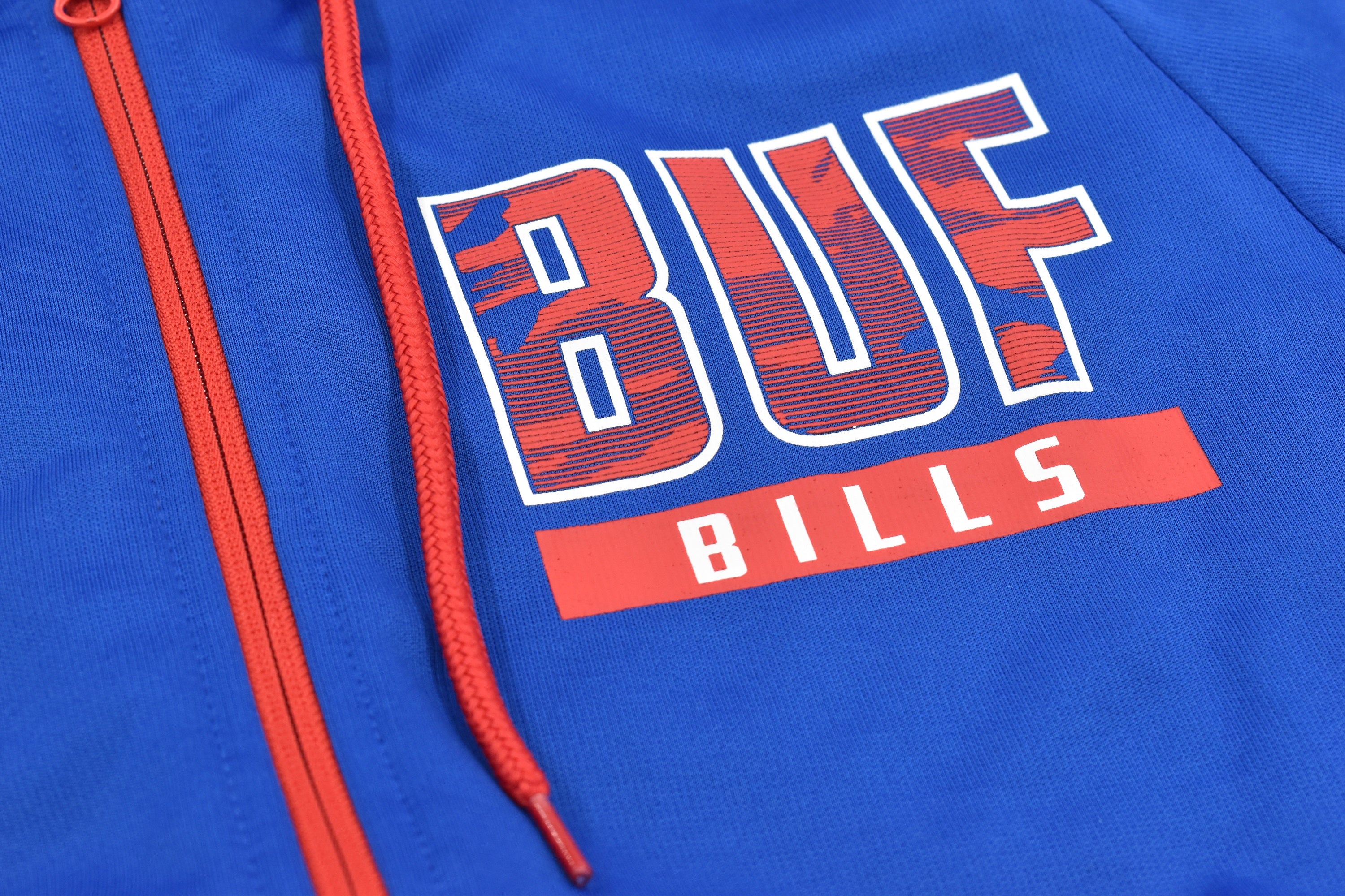 Youth Buffalo Bills Royal Blue Full Zip Sherpa Hoodie