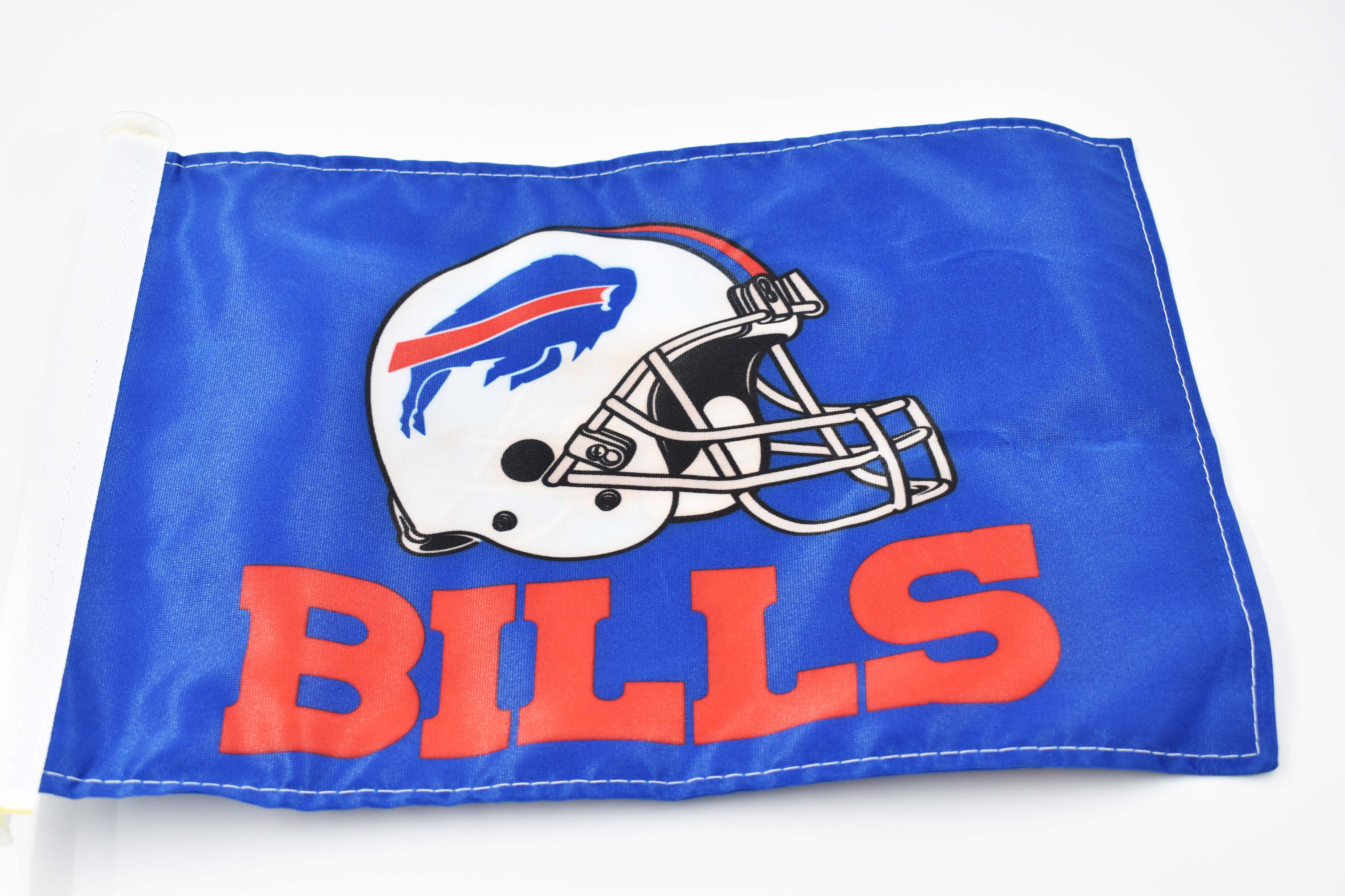 Buffalo Bills New Helmet Grommet Pole Flag