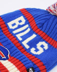 Buffalo Bills Ribbed RWB Pom Beanie