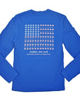 BFLO Maritime Blue USA Long Sleeve Shirt