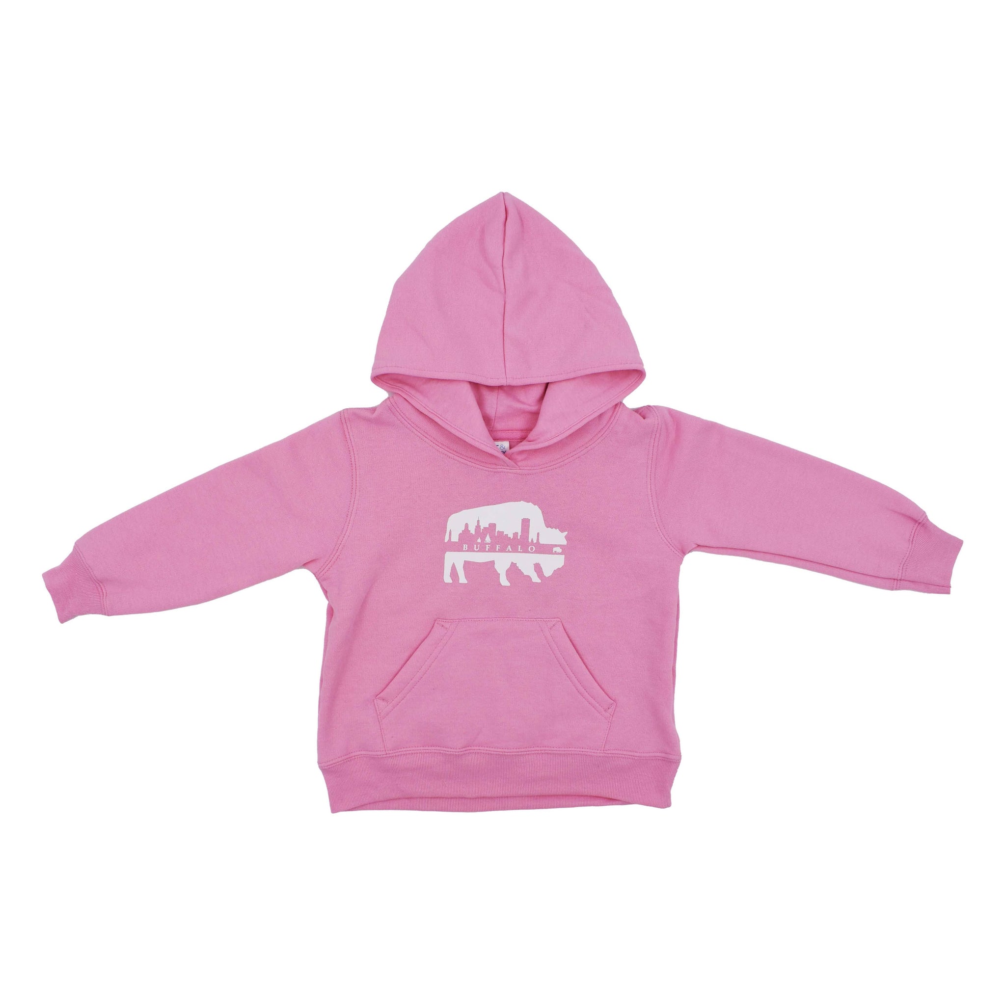 Toddler Pink Candy Skyline Hoodie