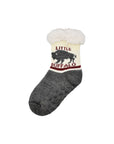 bflo store Kids Little Buffalo Slipper Socks