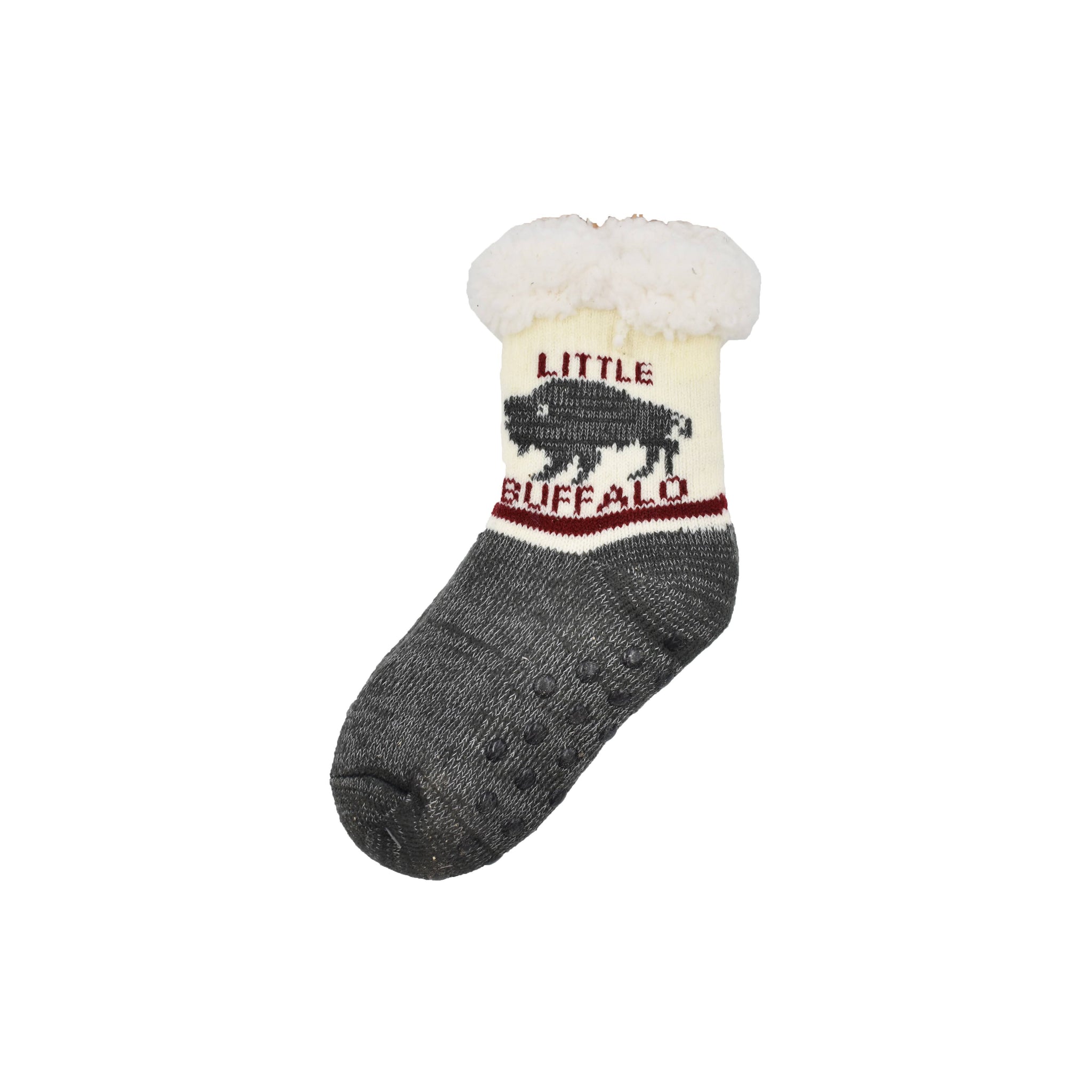 bflo store Kids Little Buffalo Slipper Socks