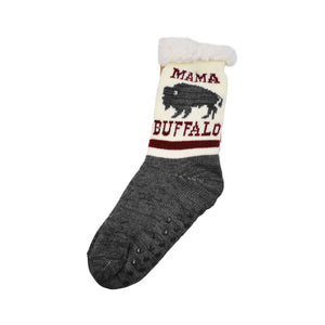 bflo store Mama Buffalo Slipper Socks