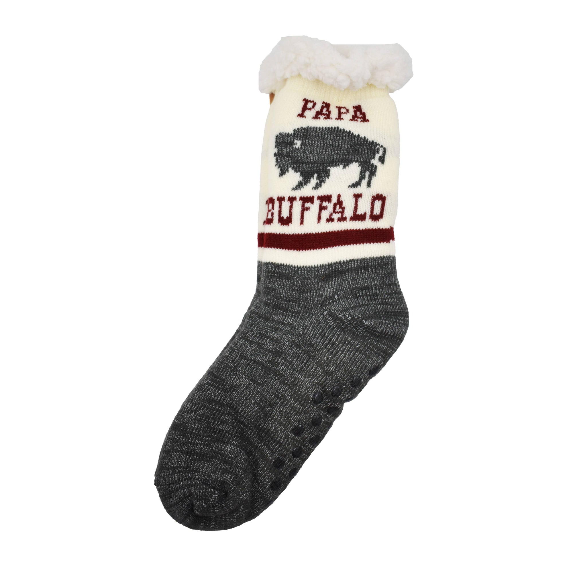 bflo store Papa Buffalo Slipper Socks