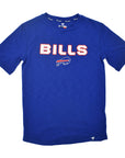 bflo store Buffalo Bills Stitched Logo Royal Blue Short Sleeve Shirt