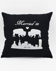 BFLO Married in 716 Throw Pillow - The BFLO Store