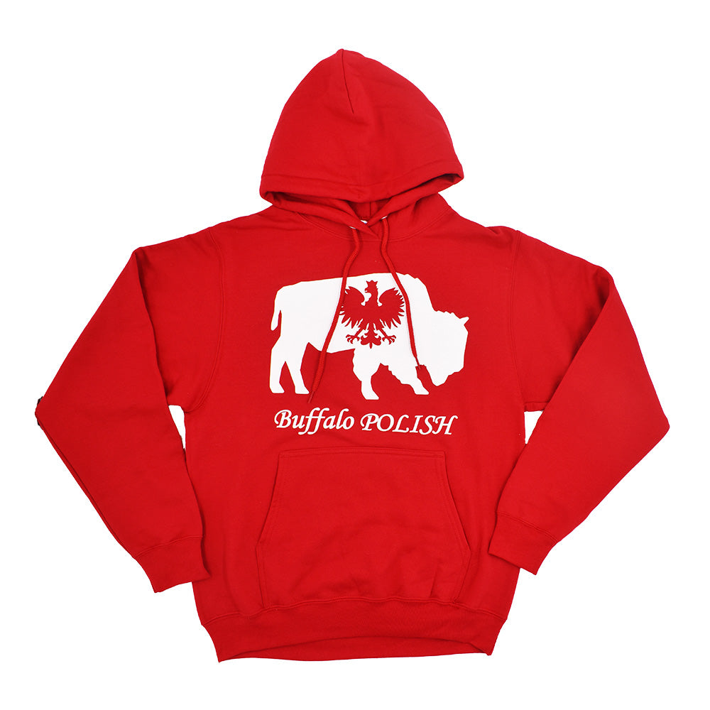 Red Buffalo Pullover Hoodie for Sale by sevenonesix