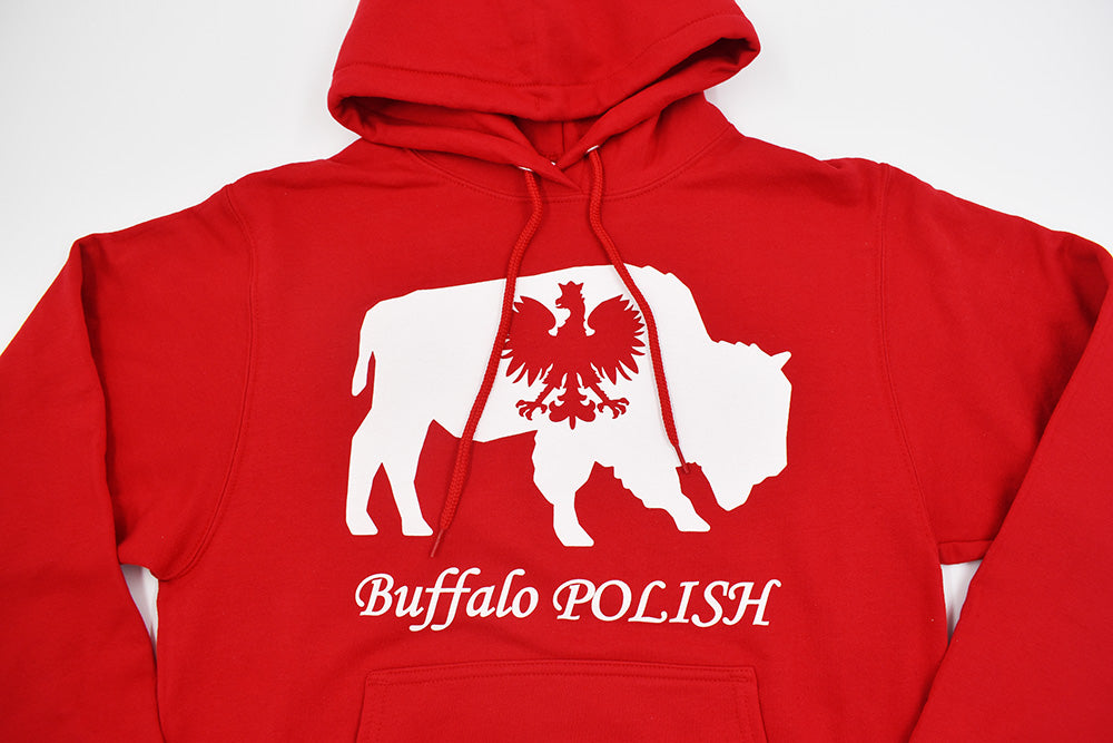 BFLO Red Polish Hoodie – The BFLO Store