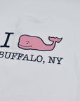 Vineyard Vines White “I Whale Buffalo” SST - The BFLO Store