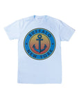 bflo store Youth Ice Blue With Anchor UV Color Changing Short Sleeve Shirt