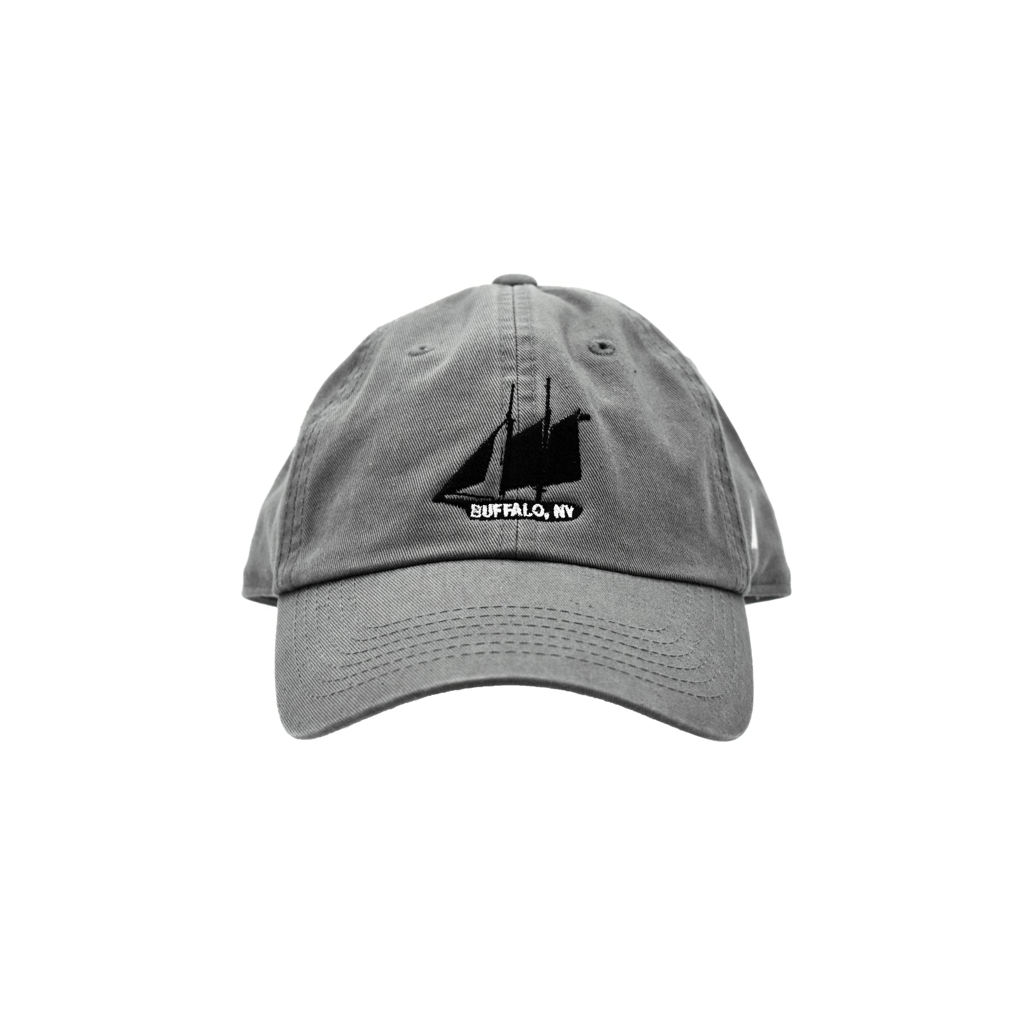 bflo store buffalo ny nautica nautical adjustable hat with boat in graphite color
