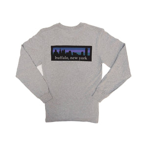 BFLO Multi-color Skyline Long Sleeve T-shirt - The BFLO Store