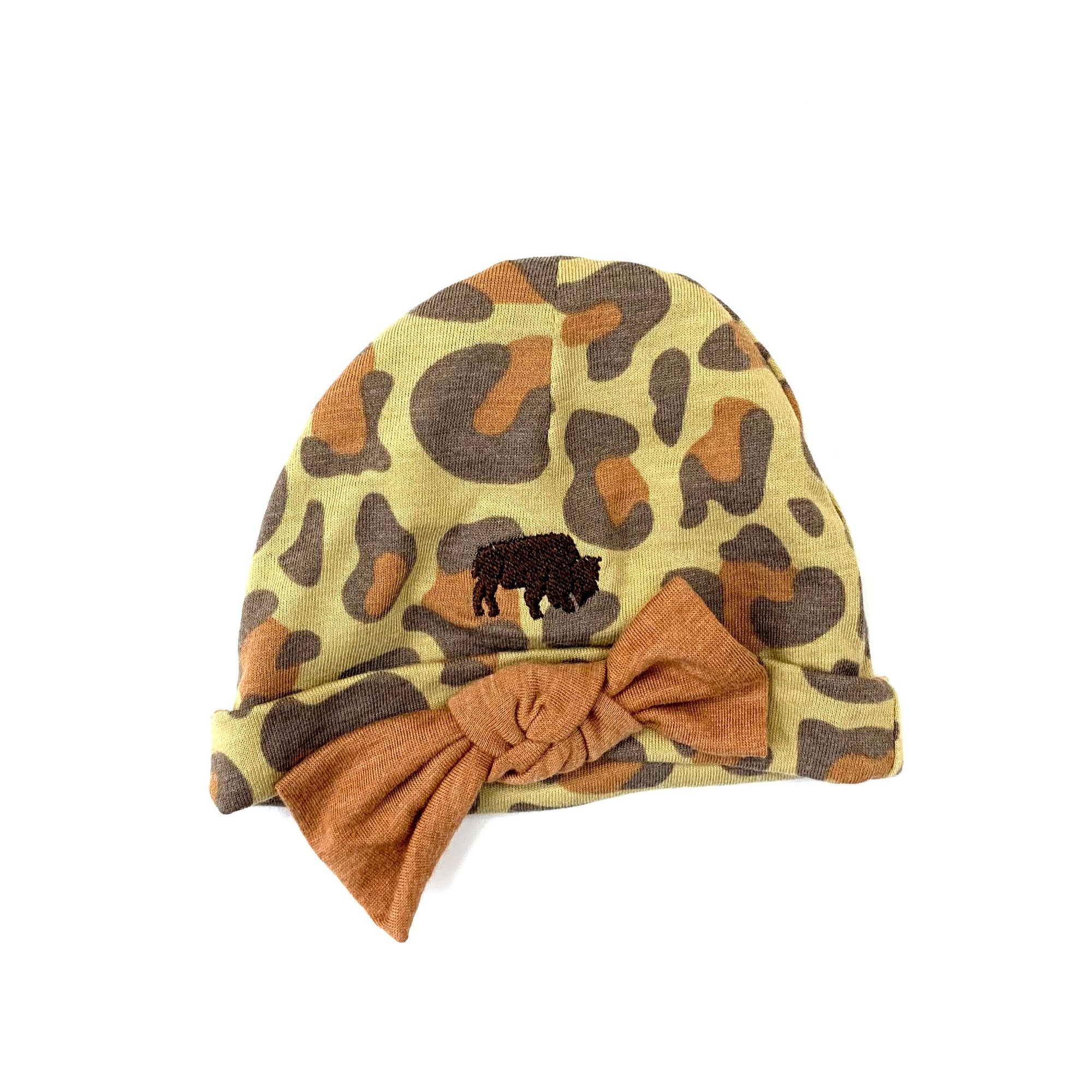 Leopard Baby Swaddle and Hat Set