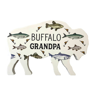 Buffalo Grandpa Wooden Buffalo