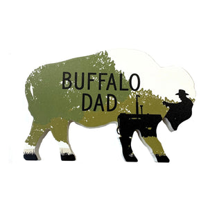 Buffalo Dad Wooden Buffalo