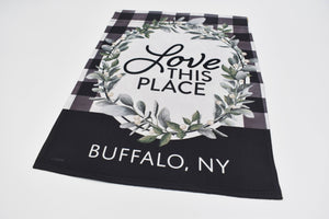 Love This Place Double Sided Garden Flag