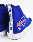Buffalo Bills Men's Royal Blue High Top Canvas Sneaker