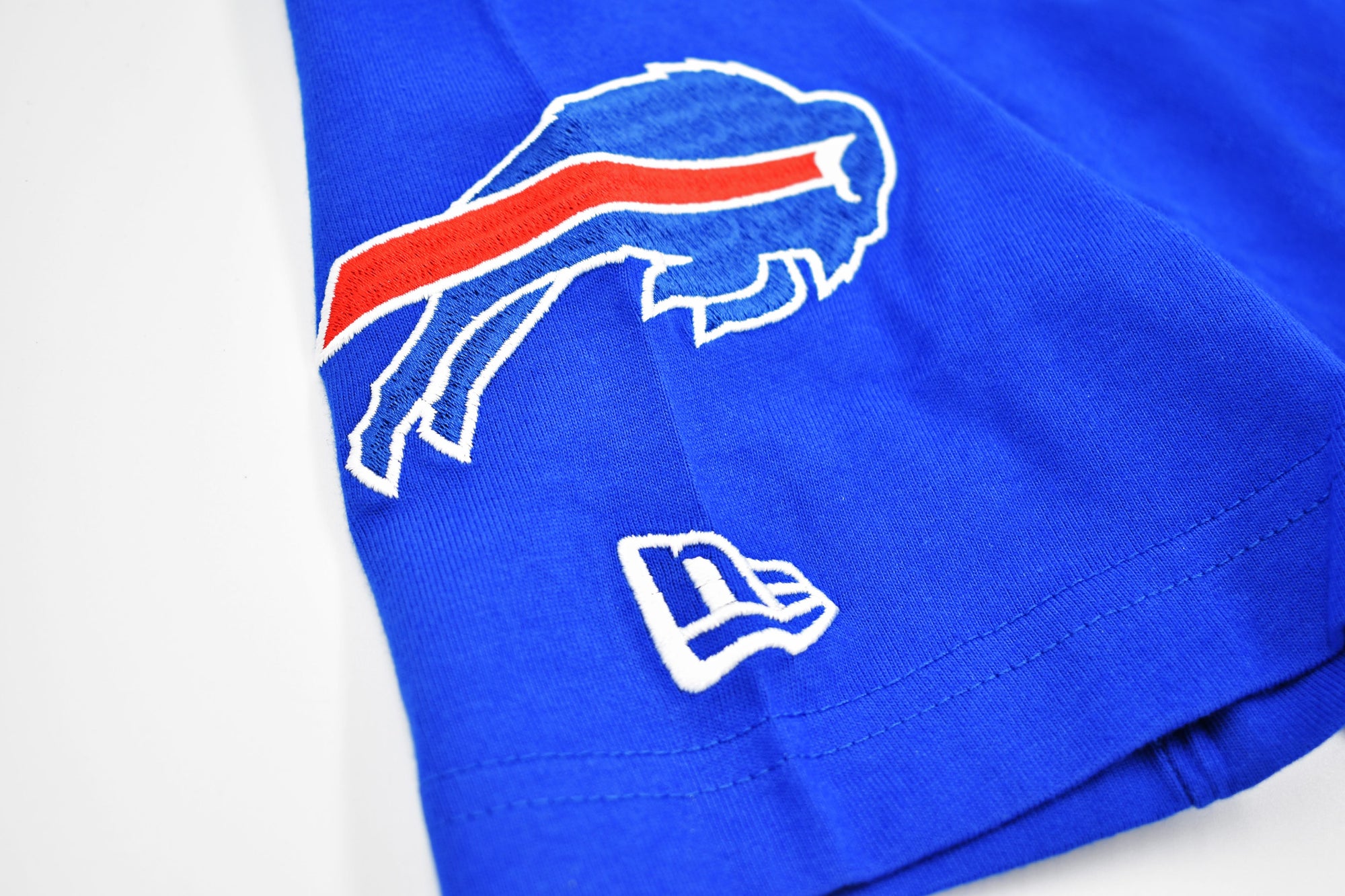 Buffalo Bills Embroidered with Charging Buffalo Short Sleeve Shirt