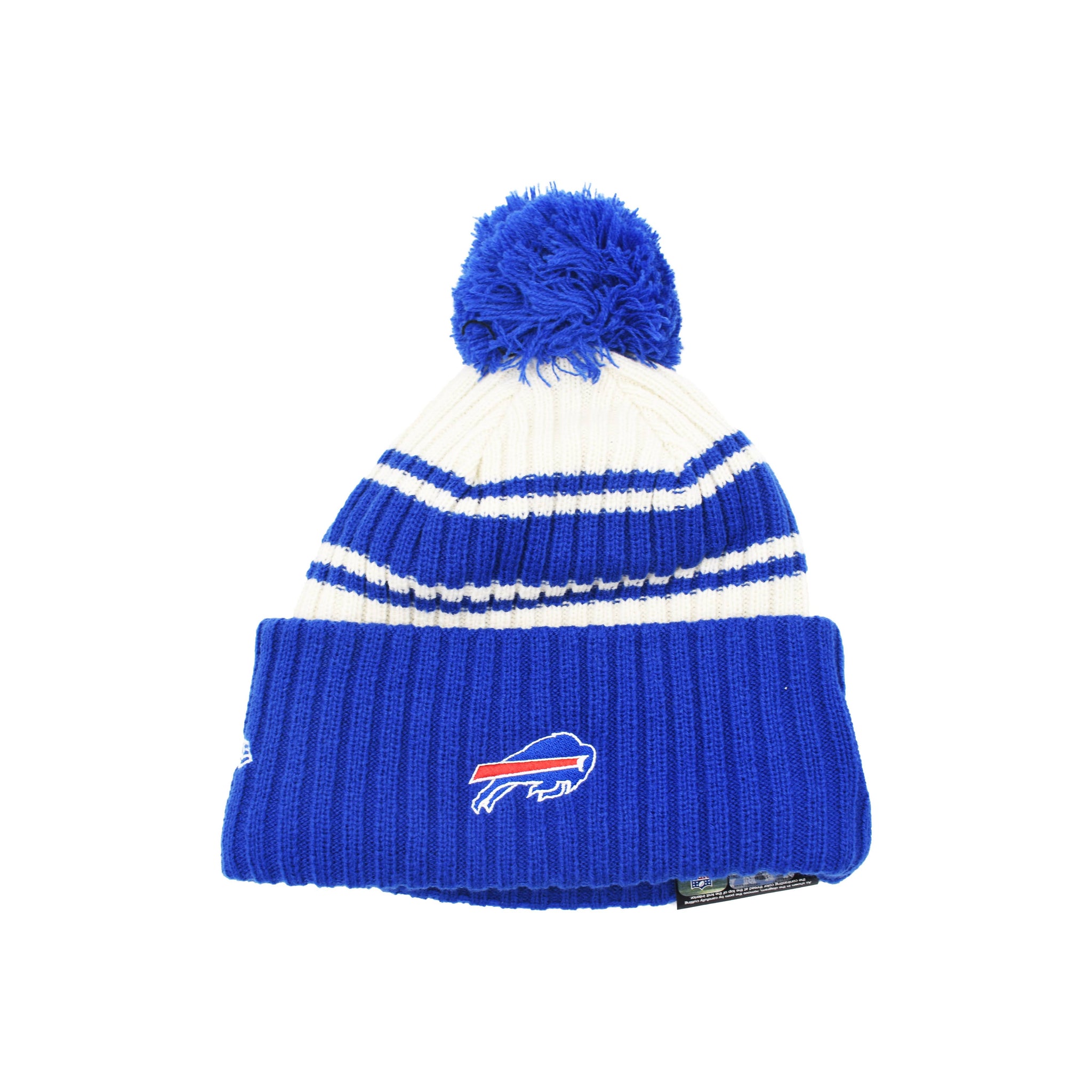 Women's New Era Cream Buffalo Bills 2022 Sideline Cuffed Knit Hat