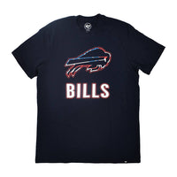 Men's Buffalo Bills Navy Banner Wave Logo T-Shirt