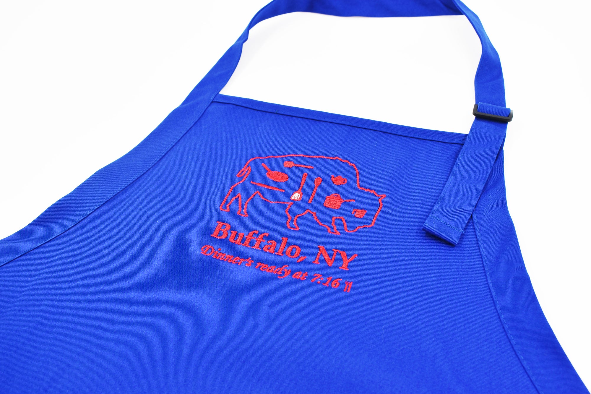 Buffalo, NY Royal Blue Apron