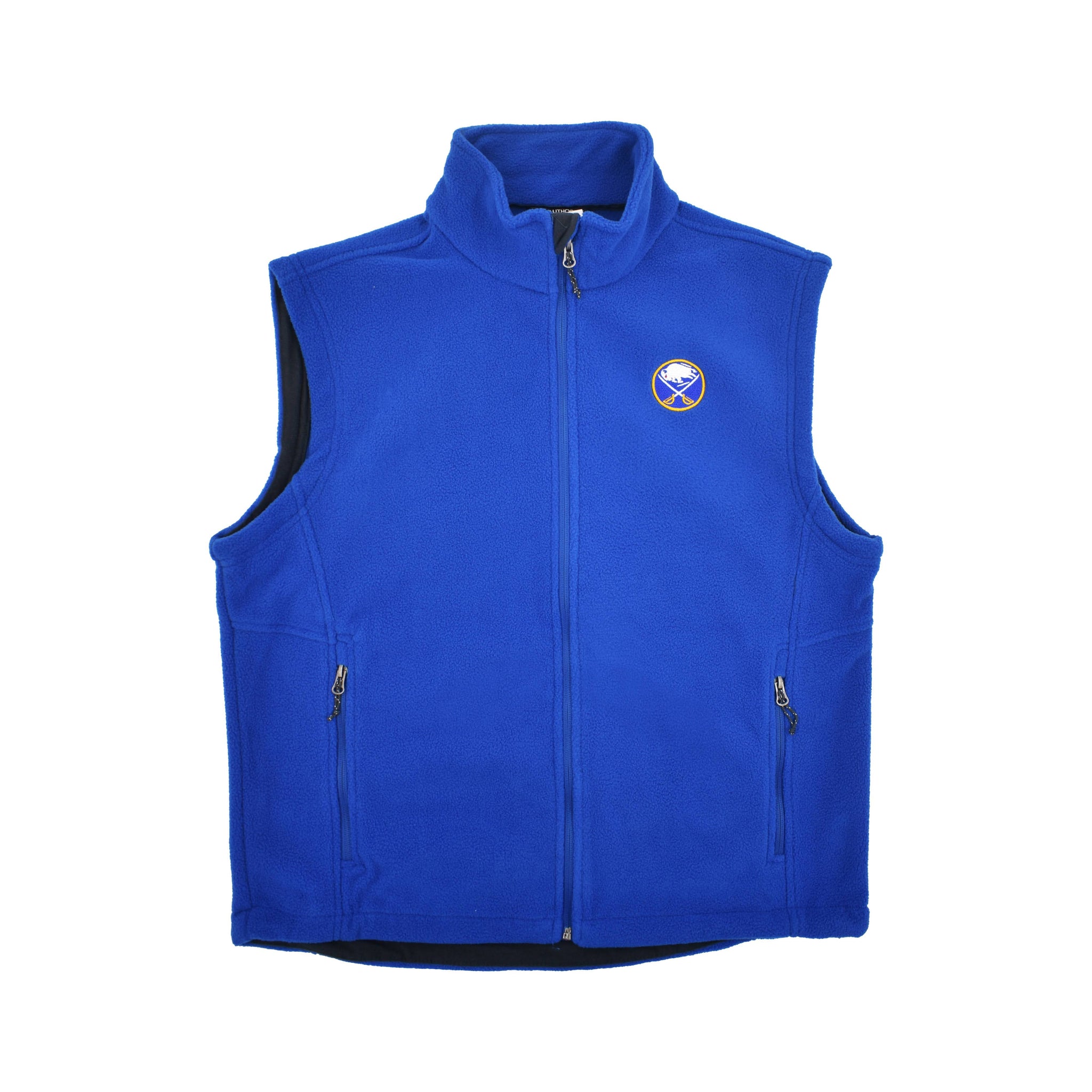 Buffalo Sabres royal blue fleece vest