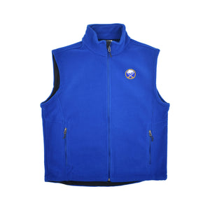 Buffalo Sabres royal blue fleece vest