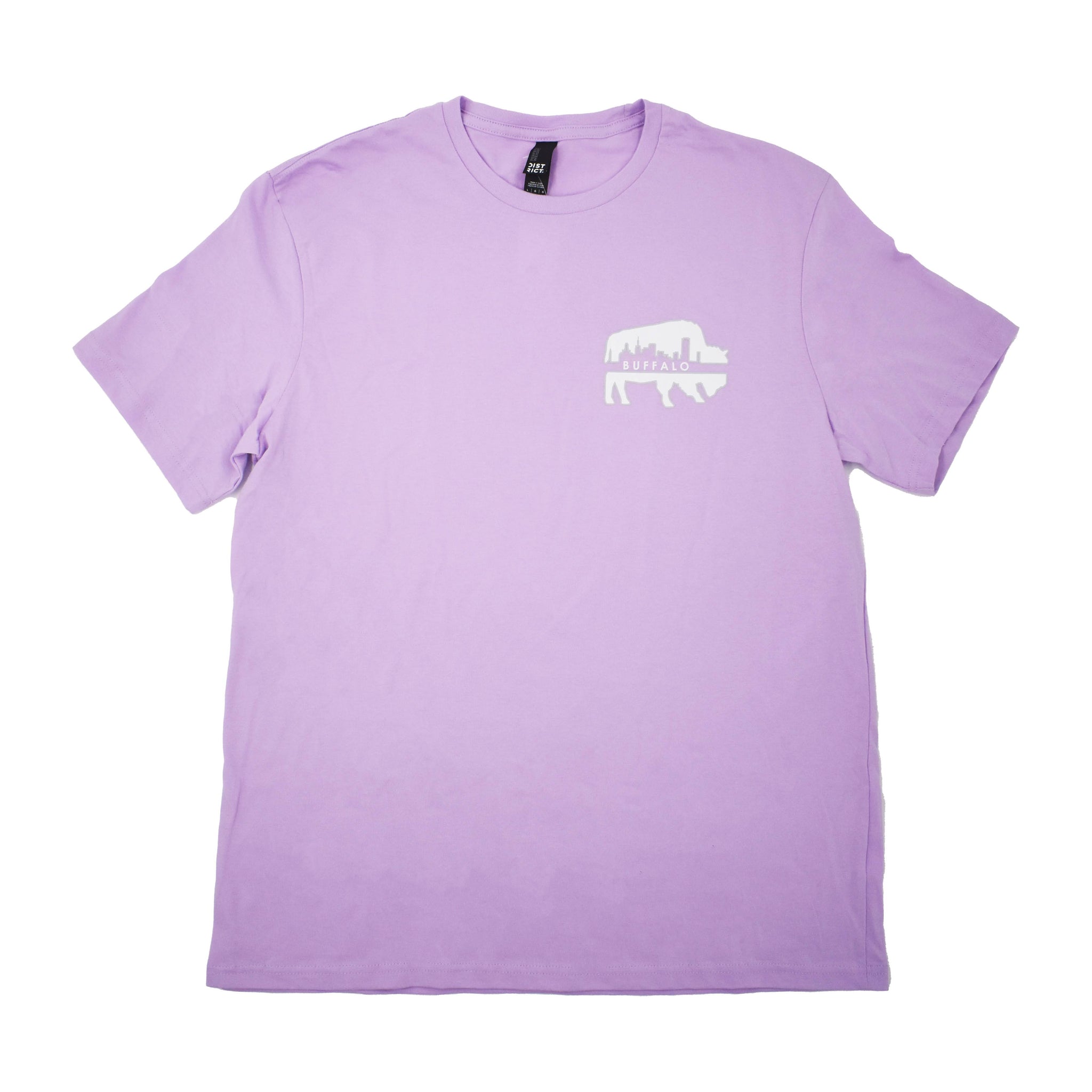 bflo store Buffalo Skyline Purple Short Sleeve Shirt