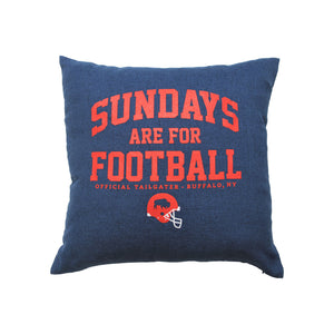 Sundays Are For Football Buffalo Pillow