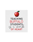 bflo store teaching buffalo students is a work of heart wooden table decor