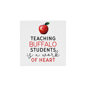 bflo store teaching buffalo students is a work of heart wooden table decor