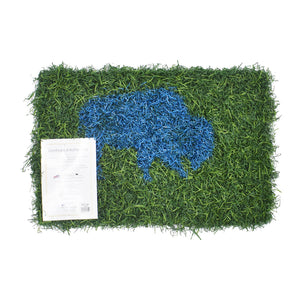 bflo store Buffalo Bills 18" x 12" Authentic Turf