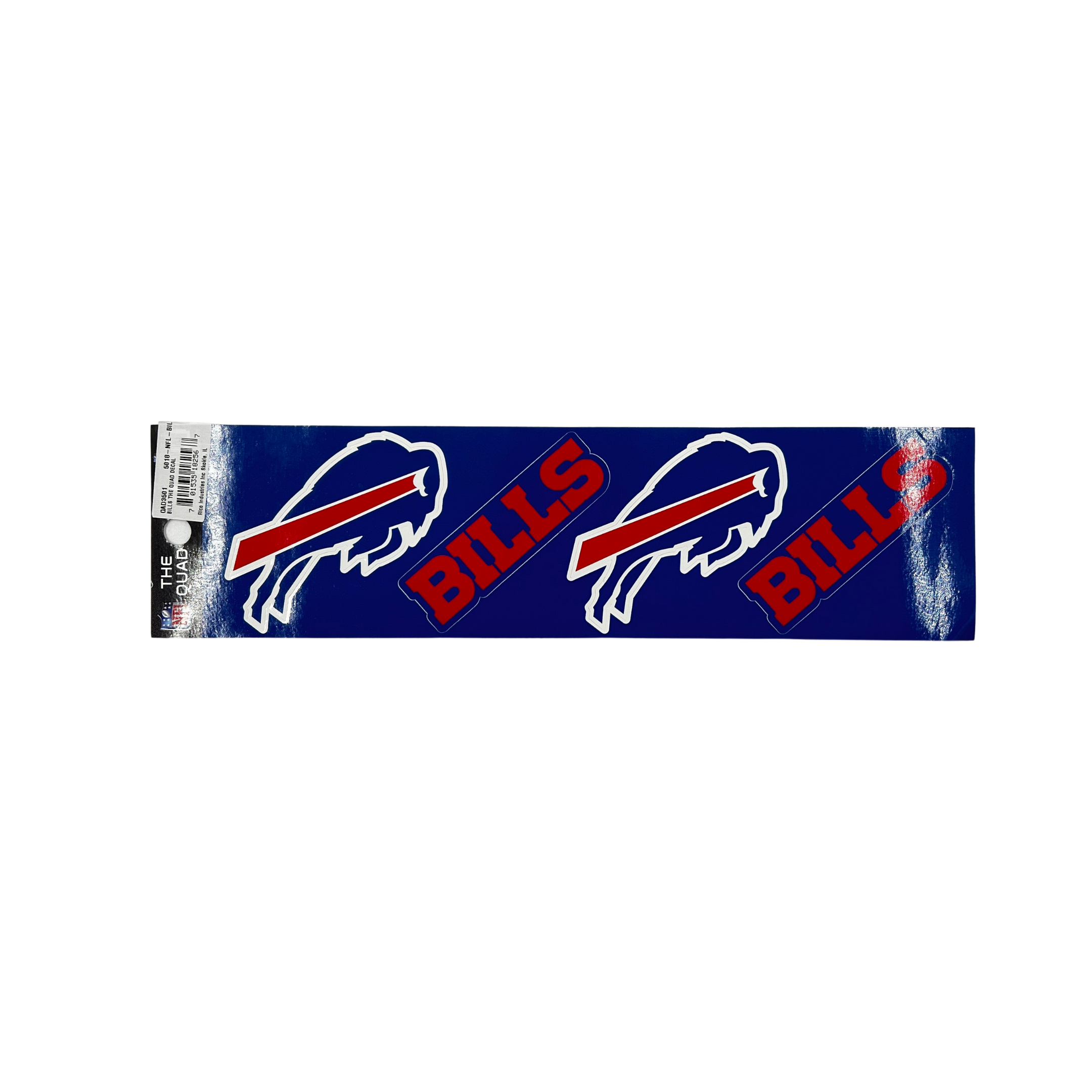 Buffalo Bills Color 4X4 Retro Decal