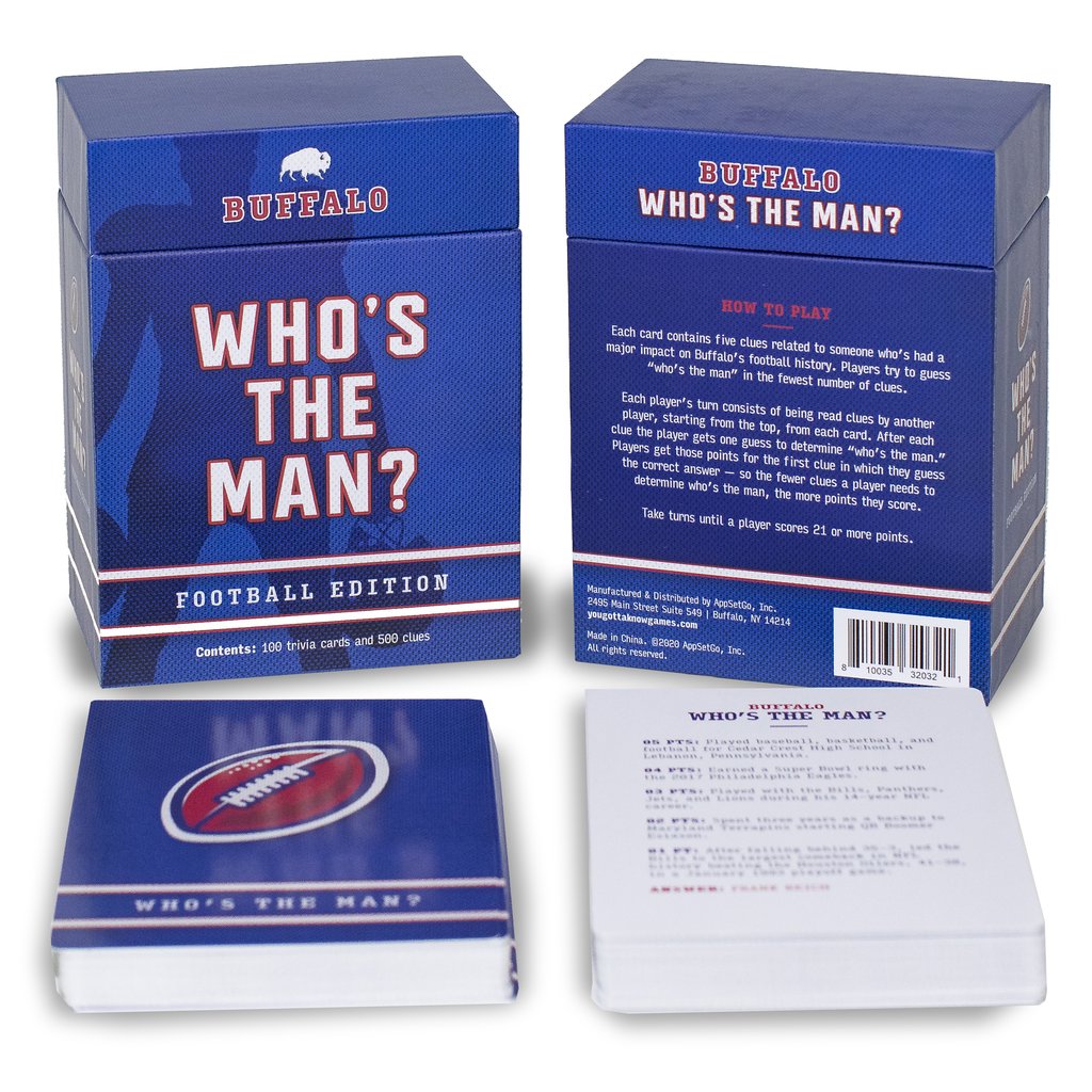 WHO&#39;S THE MAN? Football Trivia Game