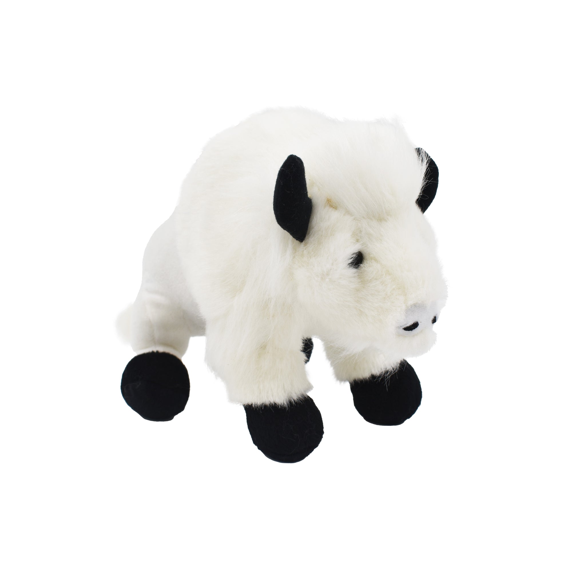 White Plush Bison Stuffed Animal