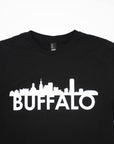 Buffalo City Skyline Black Long Sleeve Shirt