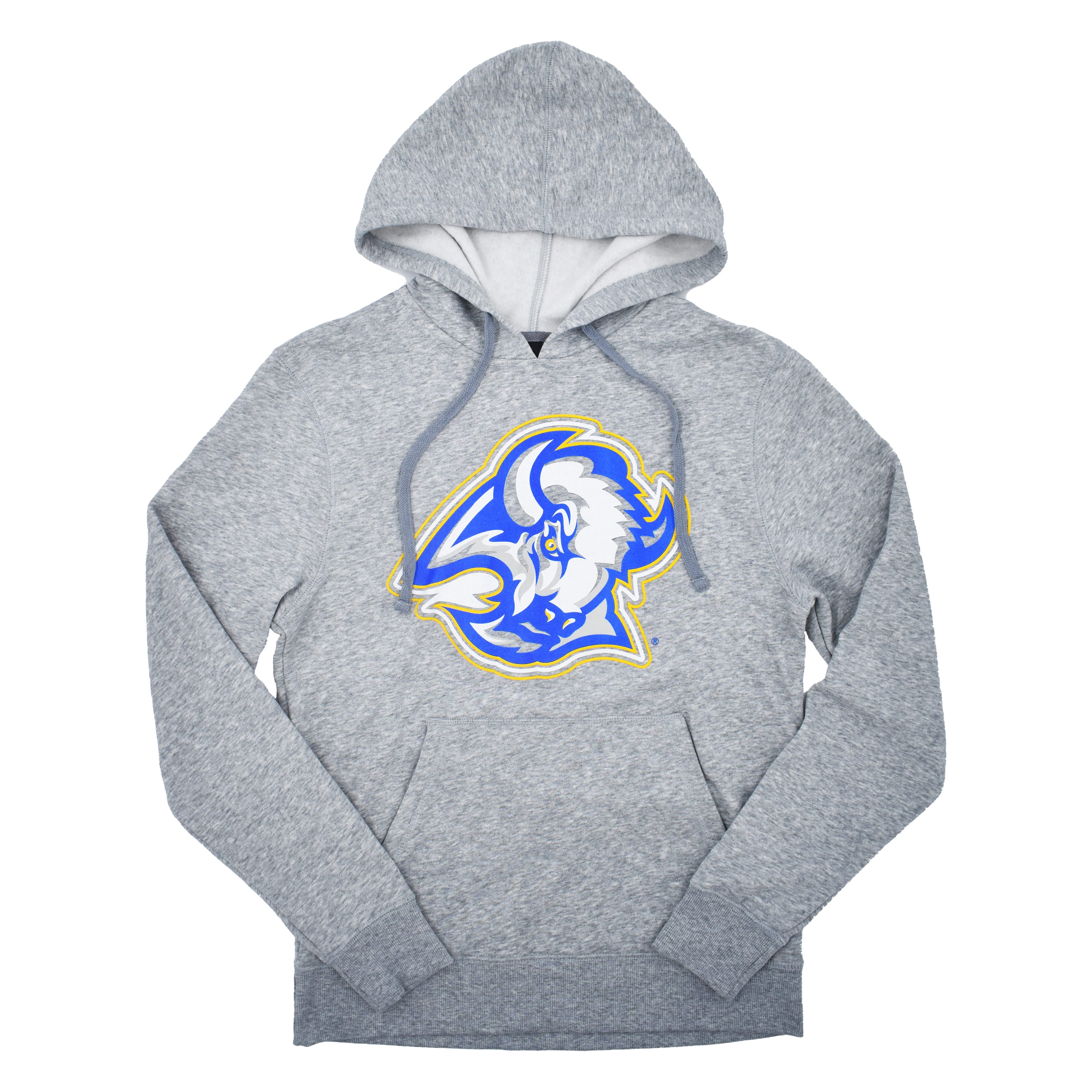 Buffalo Sabres Vintage Goat Head Logo Youth Fleece Hoodie - Size L - Red