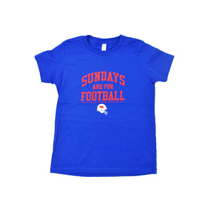 Youth Royal Sundays Are For Football Tee