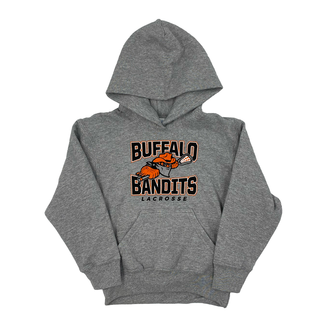 Buffalo Bandits Lacrosse Gray Youth Hoodie