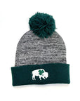 BFLO Irish Heather Pom Beanie