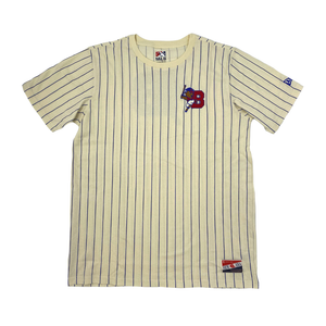 New Era Striped Jersey White T-Shirt