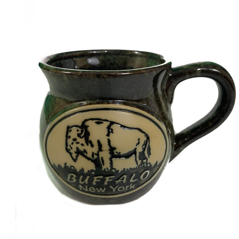 Black Cherry Buffalo Pottery Mug